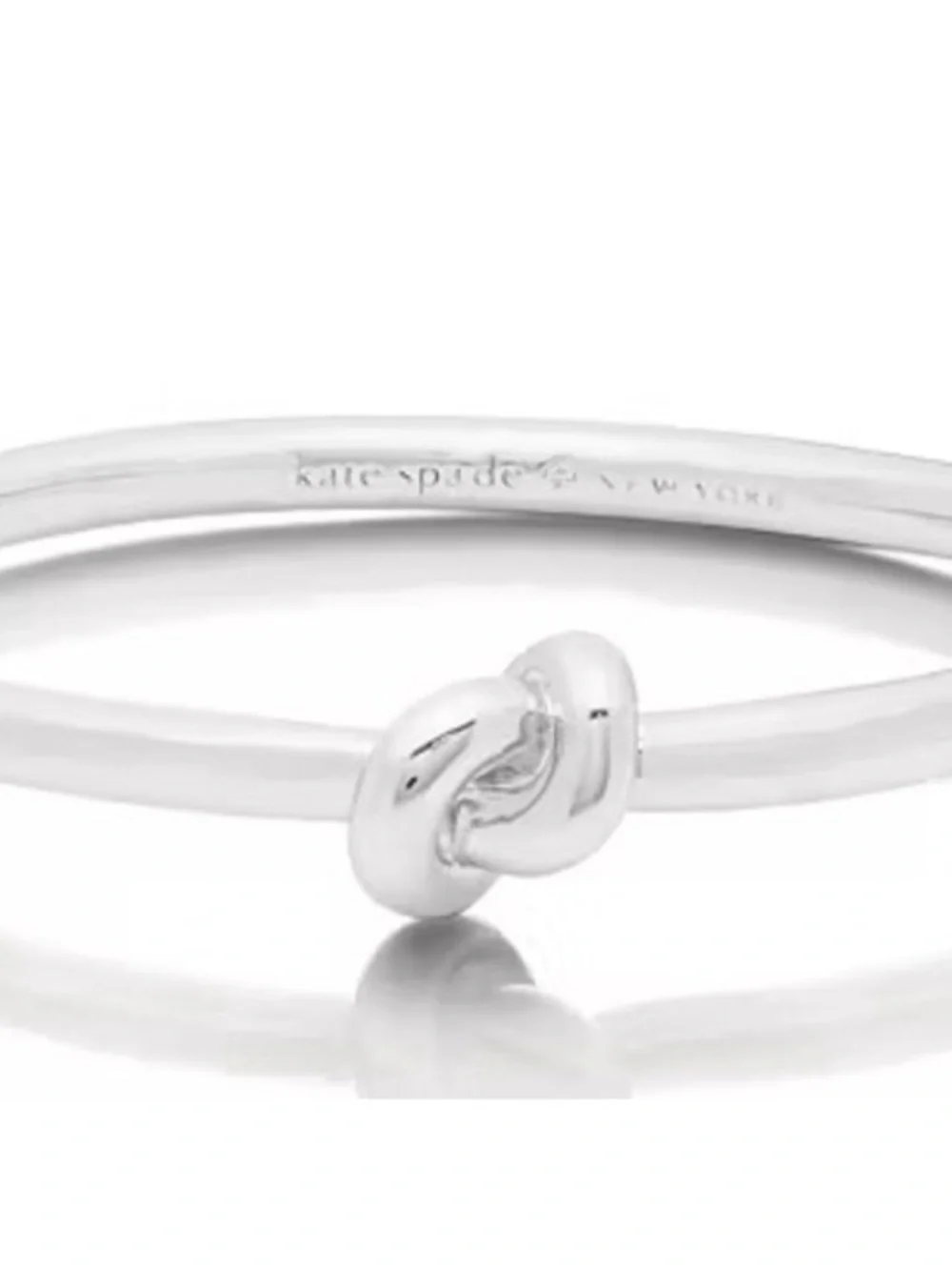 Kate Spade Silver Knot Bangle Bracelet